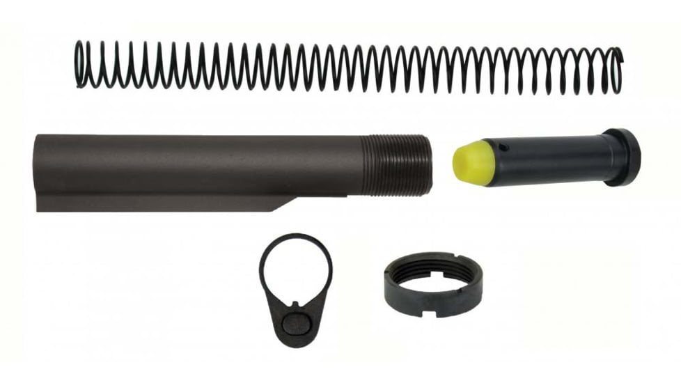 TacFire Mil-Spec Buffer Tube, Black Matte, MAR047PCCAP