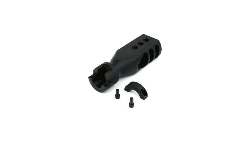 Tacfire Mosin Nagant 91/30 Bolt-On Tanker Style Muzzle Brake/Steel, Black MZ4002, EDEMO1