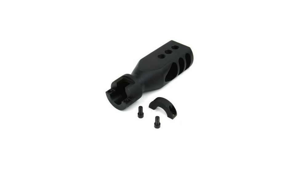 Tacfire Mosin Nagant M44 Bolt-On Tanker Style Muzzle Brake/Steel, Black MZ4001
