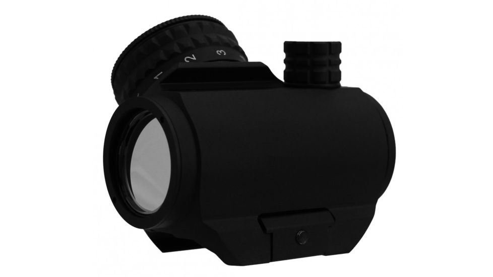 TacFire RD010 1x 20mm Obj 4 MOA Dual Illuminated Red/Green Dot Black Anodized
