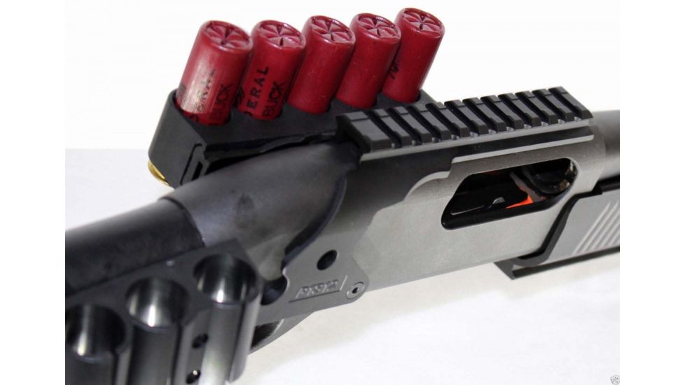 Tacfire Remington 870 Side Saddle Mount, Black, MSG013