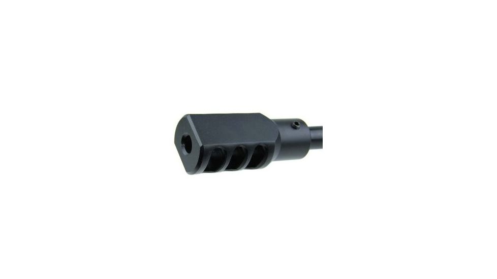 Tacfire Ruger 10/22 Muzzle Brake w/Set Screw Hard Anodized Aluminum, Black, MZ3001