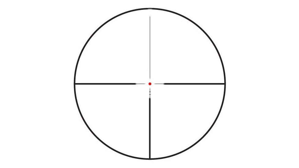 TacFire 1-4x24mm Riflescope, Illuminated Red Dot Reticle, Black, SC1424-G2-D