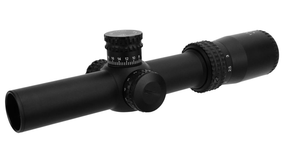 TacFire SC1424CCD HD Rifle Scope 1-4x 24mm Obj 112-25.5 Ft @ 100 Yds FOV 30mm Tu