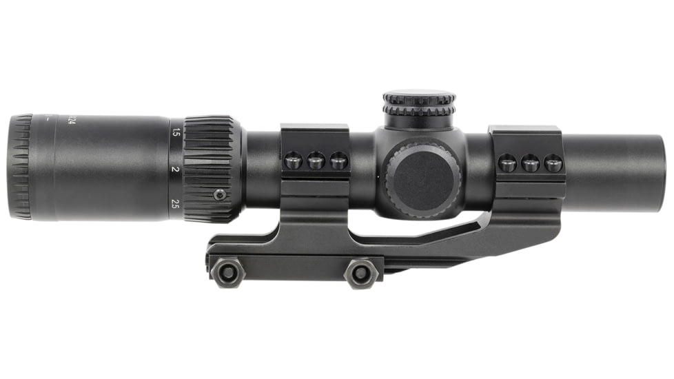 TacFire SC1424G2M SC1424-G2-M Black 1-4x 24mm Red Mil-Dot Reticle