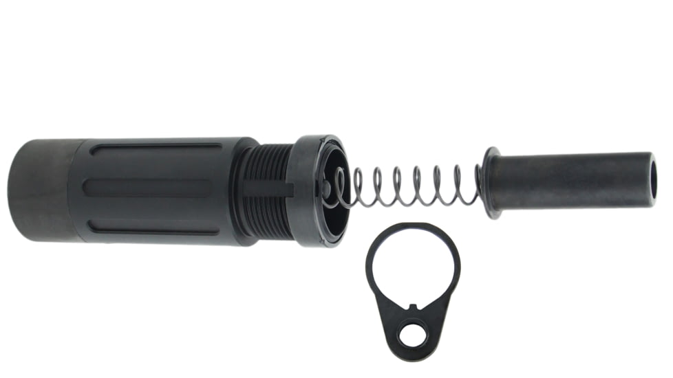 TacFire Short Pistol Buffer Tube Kit w/ QD Endplate, 3.5 in, Black, Small, MAR139-C