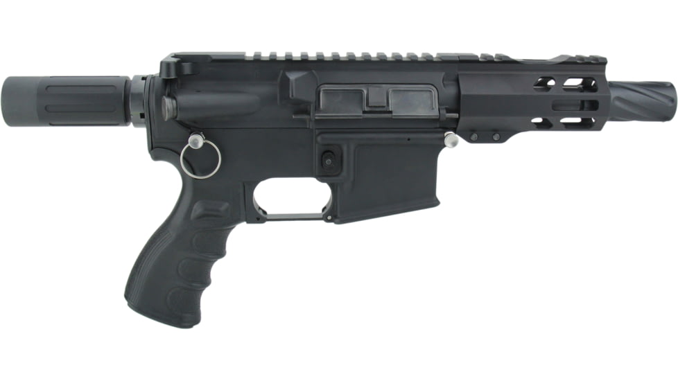 TacFire Short Pistol Buffer Tube Kit w/ Standard Endplate, 3.5 in, Black, Small, MAR139-A