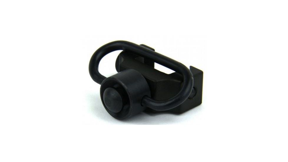 Tacfire Sling Rail Mount w/Quick Release Push Button Swivel, Black MAR064