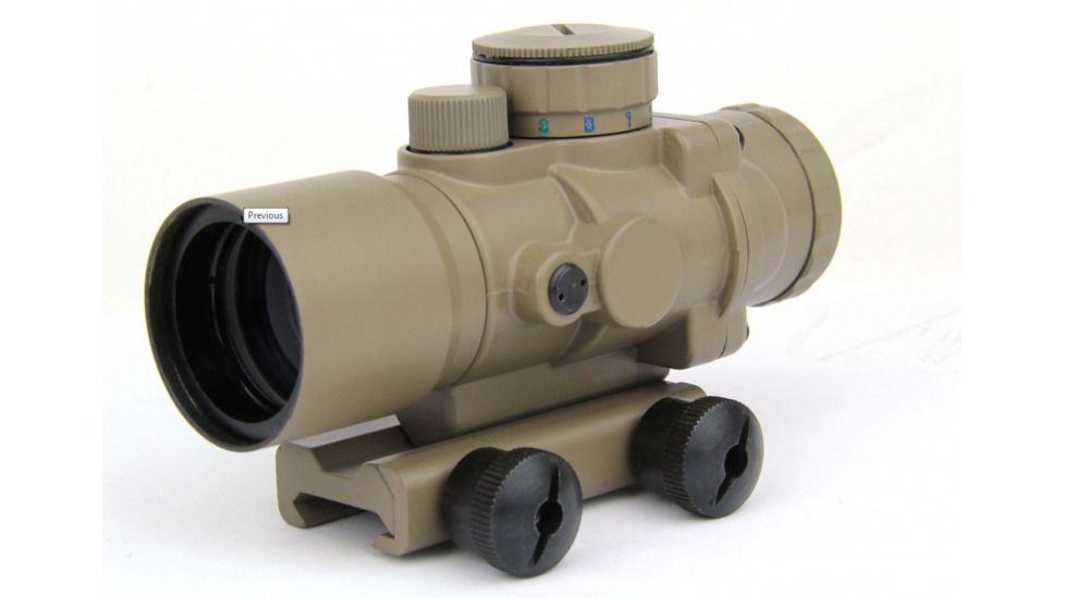 Tacfire 3X30 Tri-Ill. Ultra Compact Prism Scope, Tan, Small SCD330-T