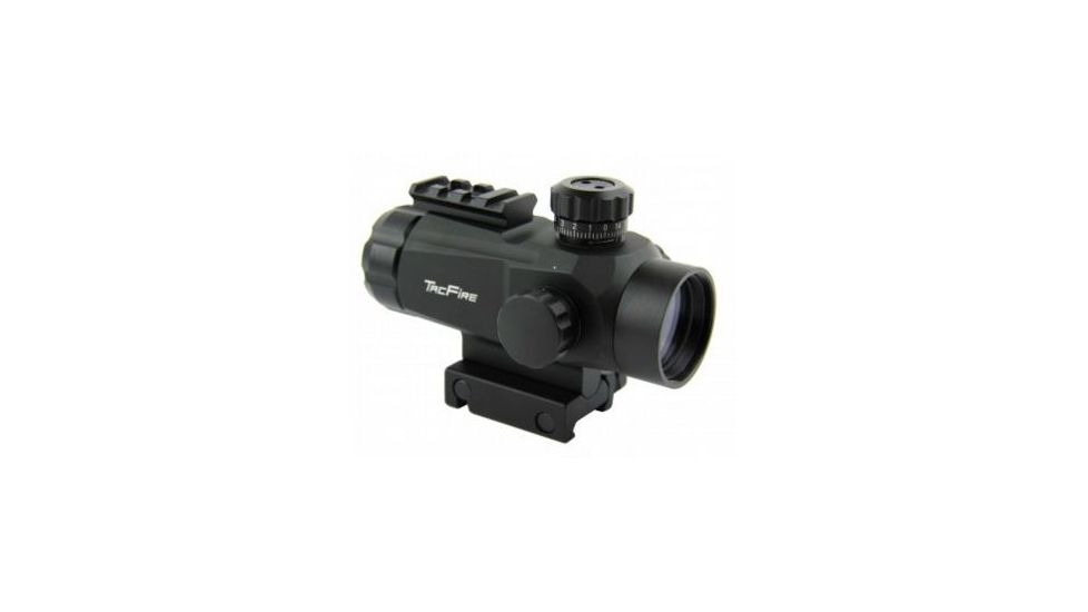 Tacfire Tactical 1X35 Dual Ill. Red/Green Multi-Reticle Sight w/Top Accessory Rail, Black RD008