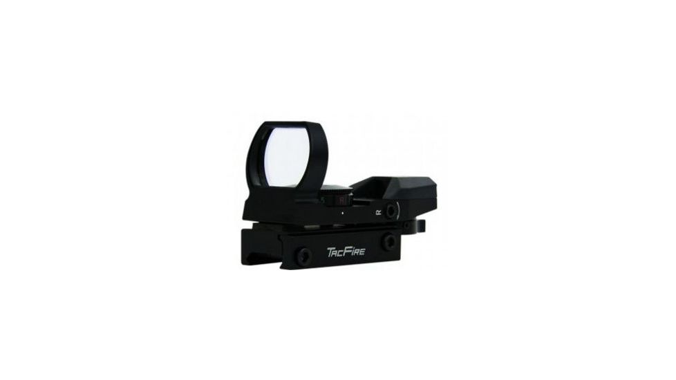 Tacfire Tactical Dual Illuminated 4 Different Reticles/Predator Edition, Black RD007-PE