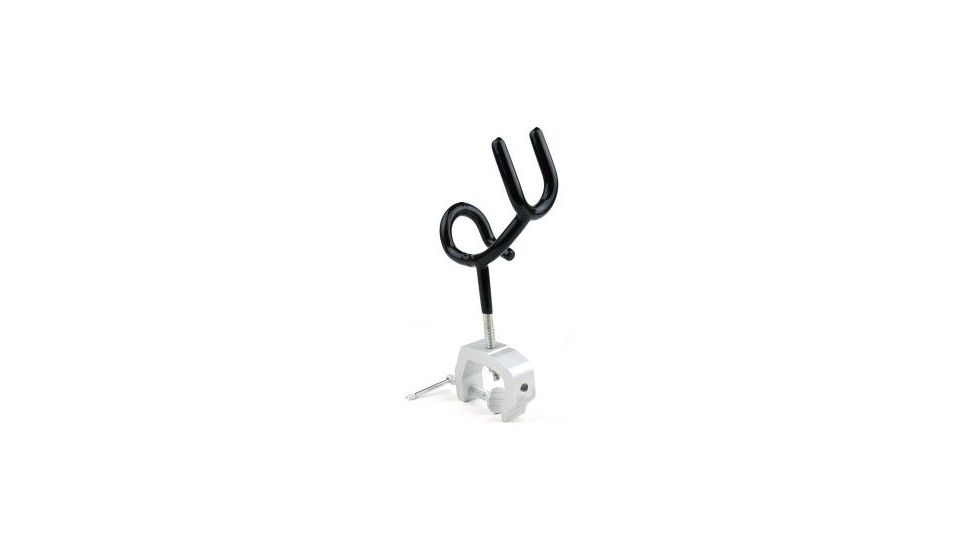 Tacfire Universal Boat Deck Clamp-On Fishing Rod Holder/Aluminum, Heavy Duty, Silver FA001