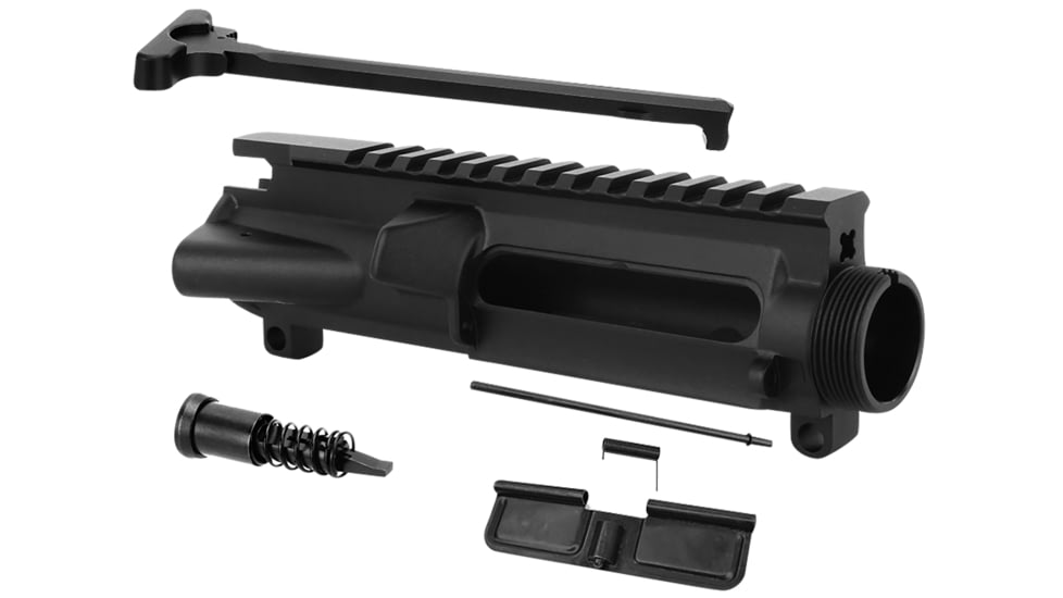 TacFire UP01C2 Stripped Upper Receiver 5.56x45mm NATO Black Anodized For AR-15
