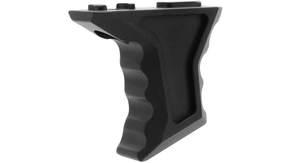 TacFire Version 2 Aluminum M-LOK Angled Handstop, Black, Small, AHS-2B