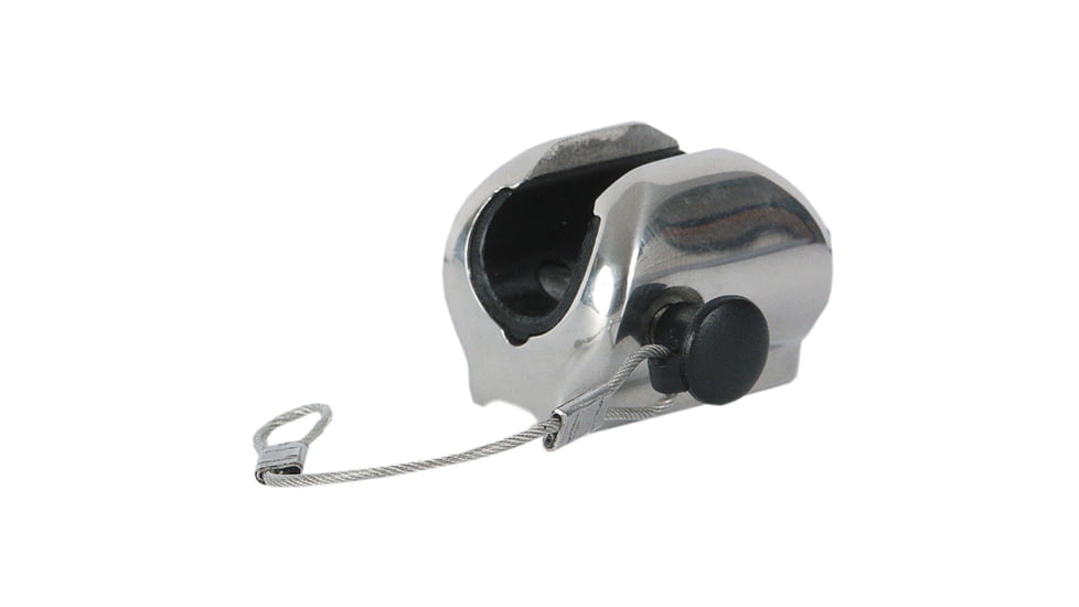 TACO Marine Concave Deck Hinge w/Pin &amp; Lanyard - Fits 7/8&quot; Tube 69964