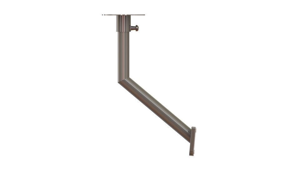 TACO Marine High Polish Stainless Steel Side Mount Table Pedestal Receptor, F16-0080