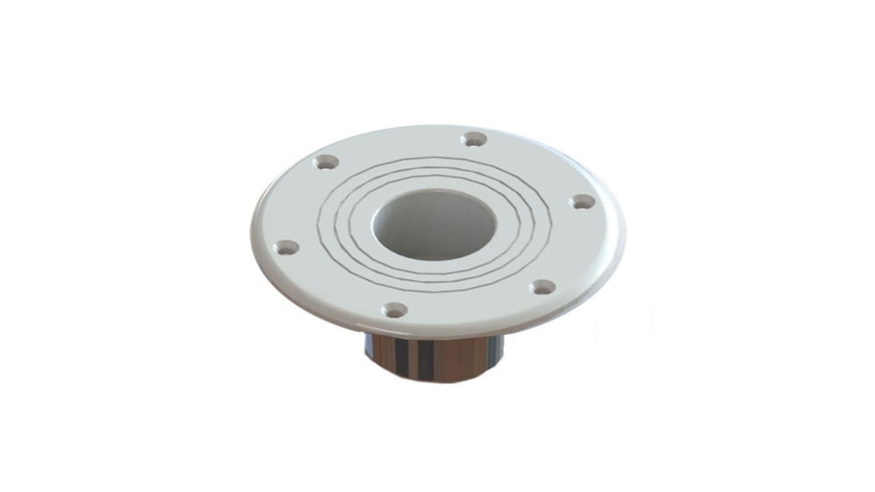 TACO Marine Surface-Mount Pedestal Table Base For 2.375in Post 7.875in Base, 7.875in Base, Z10-4086BLY60MM