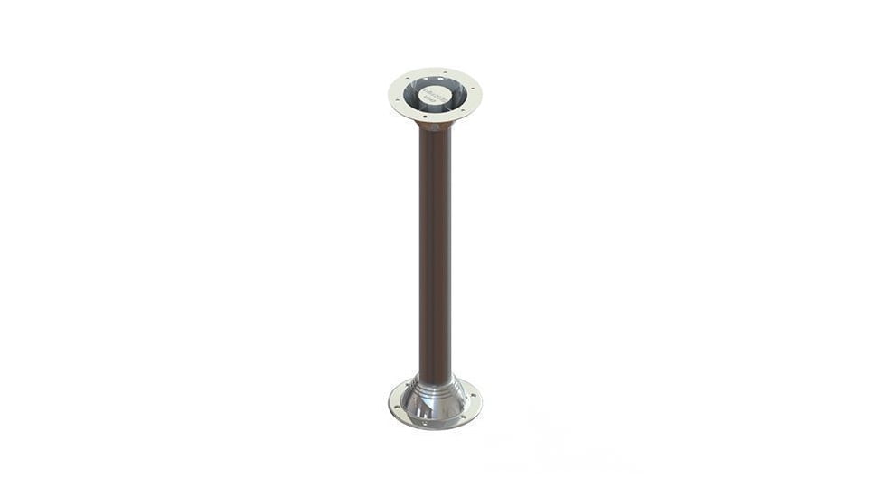 TACO Marine Surface-Mount Pedestal Table Base For 2.375in Post - Base, 7in, Z10-4067BLY60MM