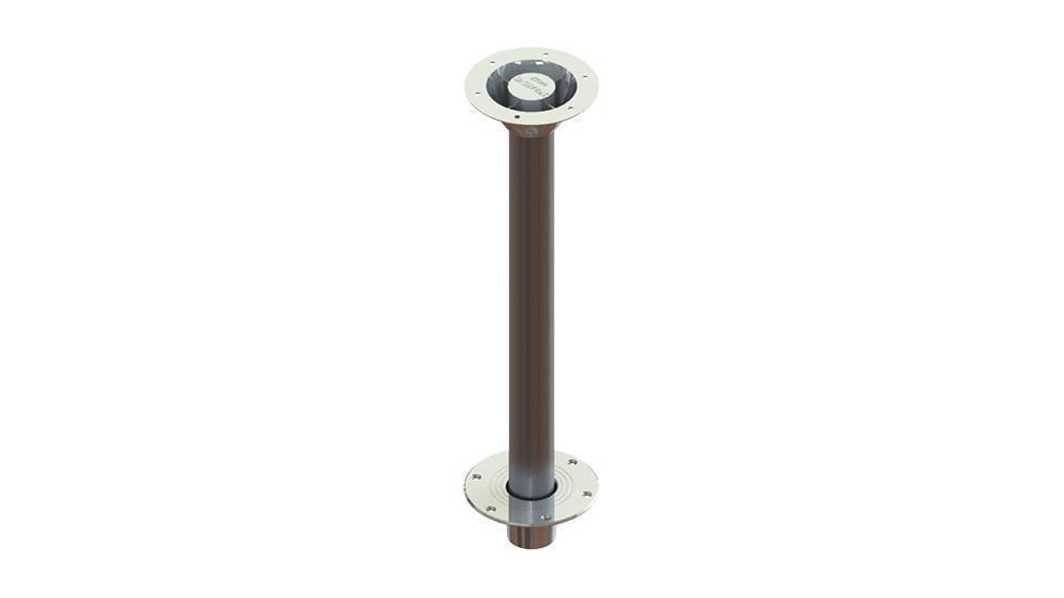 TACO Marine Surface-Mount Pedestal Table Base For 2.375in Post - Base, 7in, Z10-4067BLY60MM