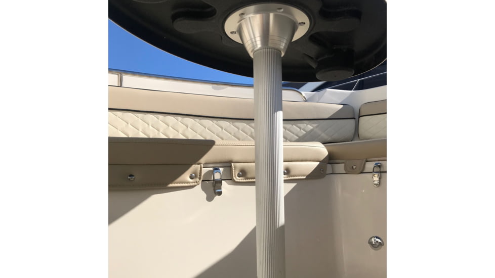 TACO Marine Surface-Mount Pedestal Table Base For 2.375in Post - Base, 7in, Z10-4067BLY60MM