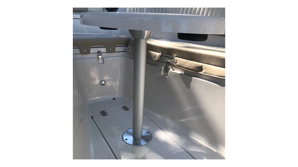 TACO Marine Surface-Mount Pedestal Table Base For 2.375in Post - Base, 7in, Z10-4067BLY60MM