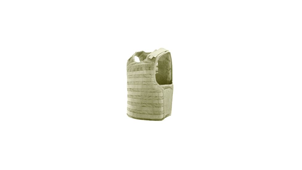 Tacprogear Covert Vest, Tactical, Carrier Only, Medium, Coyote, Coyote, Medium V-CVT1-CT-MD