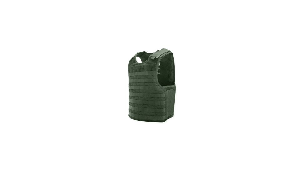 Tacprogear Covert Vest, Tactical, Carrier Only, Medium, Olive Drab Green, Olive Drab Green, Medium V-CVT1-OD-MD