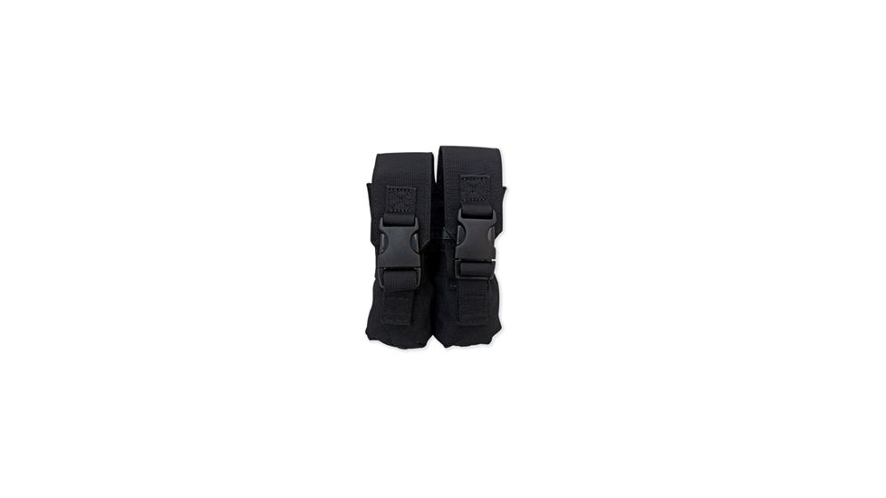Tacprogear Double Flashbang Pouch, Black, Black P-DFLBG1-BK