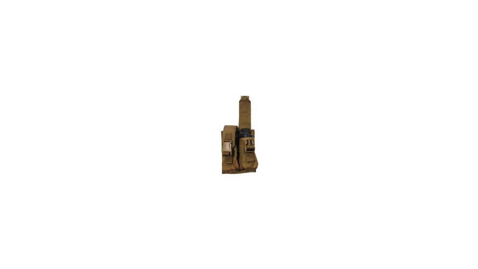 Tacprogear Double Flashbang Pouch, Coyote Tan, Coyote P-DFLBG1-CT