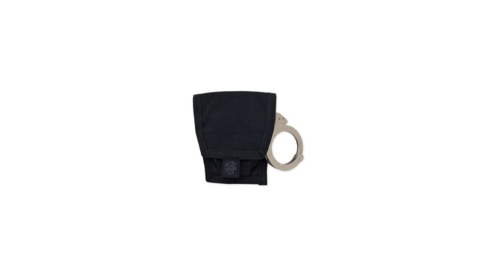 Tacprogear Double Handcuff Pouch, Black, Black P-DBLCF1-BK