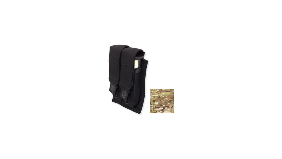 Tacprogear Double Pistol Mag Pouch, Multicam, Multicam P-DPM1-MC