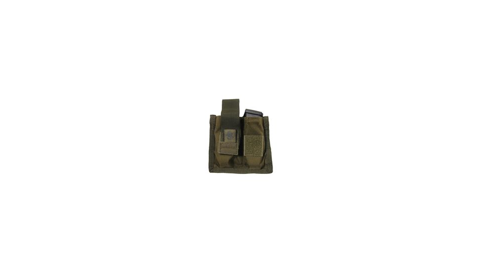 Tacprogear Double Pistol Mag Pouch w/ Griptite, Olive Drab Green, Olive Drab Green P-DPGT1-OD