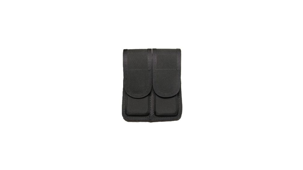 Tacprogear Double Pistol Magazine Case, Double Row, Black, Black DG-DPDR1-BK