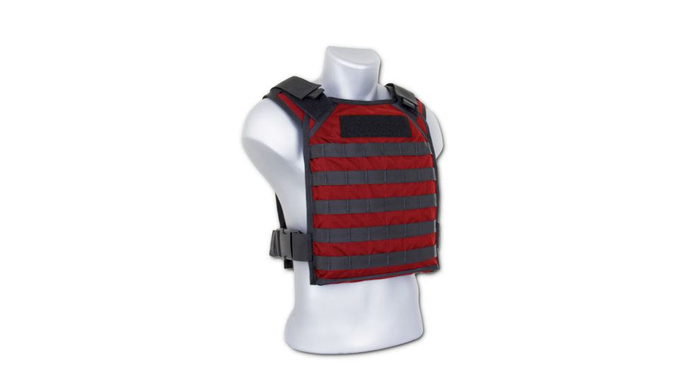 TacProGear First Responder Plate Carrier / No Pistol Pocket, Red, One Size, V-FRPC1-RD