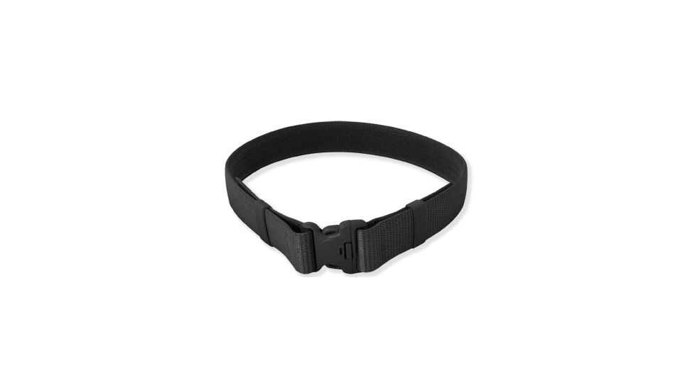Tacprogear Military Style Web Belt with Side Release Buckles, Black BT-MWB1-BK