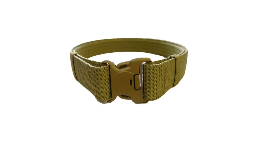 Tacprogear Military Style Web Belt with Side Release Buckles, Coyote BT-MWB1-CT