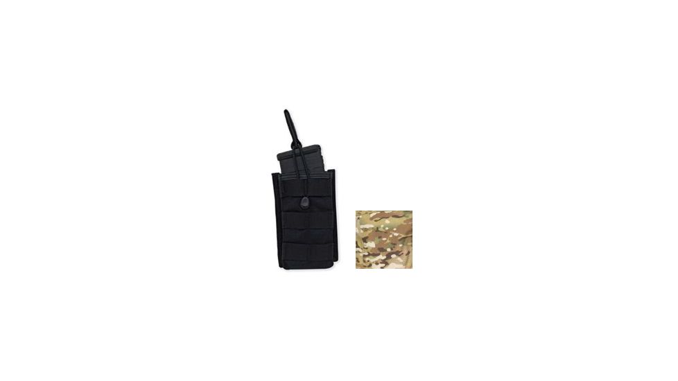 Tacprogear Single Rifle Mag Pouch, Open Top, Multicam, Multicam P-SRMOT1-MC