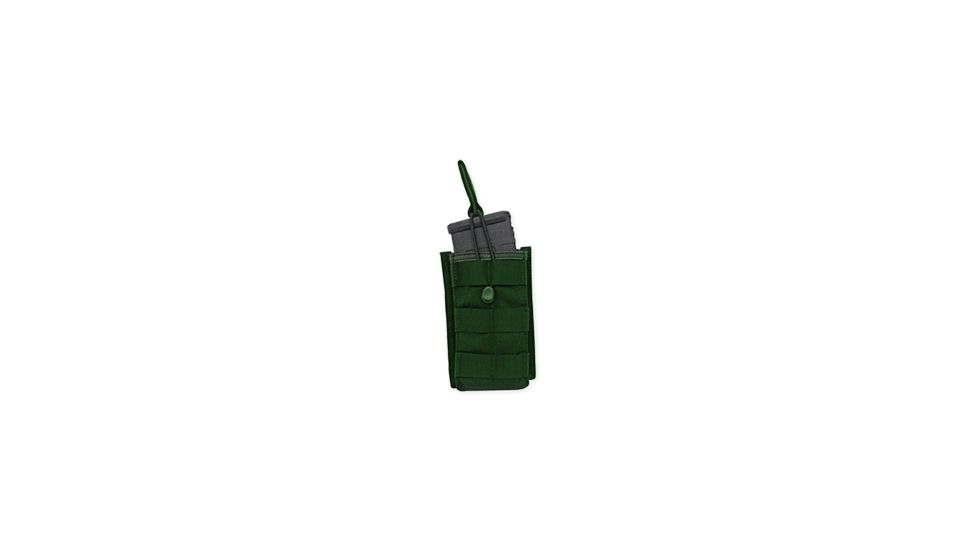 Tacprogear Single Rifle Mag Pouch, Open Top, Olive Drab Green, Olive Drab Green P-SRMOT1-OD