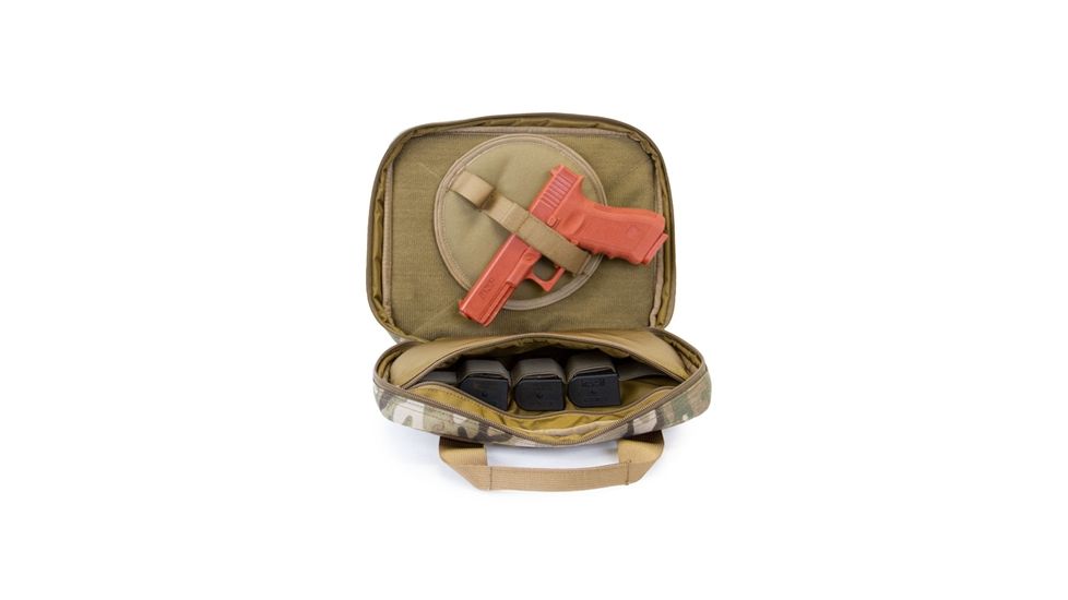 TacProGear Tactical Pistol Case with Pistol Wheel, Multicam B-TPC1-MC