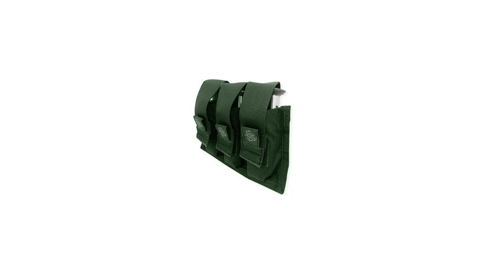 Tacprogear Triple Pistol Mag Pouch w/ Griptite, Olive Drab Green, Olive Drab Green P-TPGT1-OD