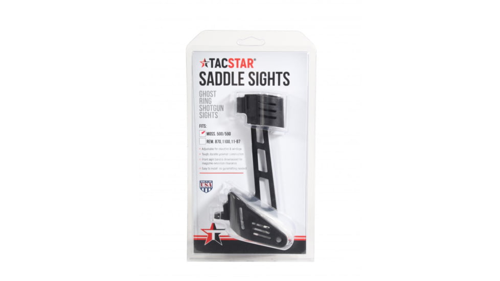 TacStar Shotgun Ghost Ring Sight, Mossberg 500, Black, 1081215