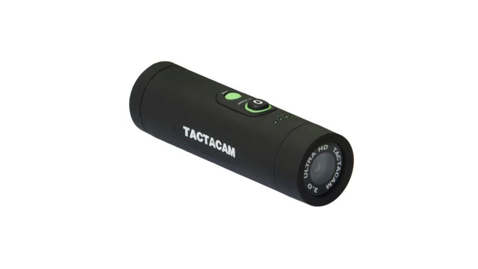 Tactacam 3.0 Bow Hunting Action Camera w/ Flat Black Stabilizer, Black TA-3-BOW