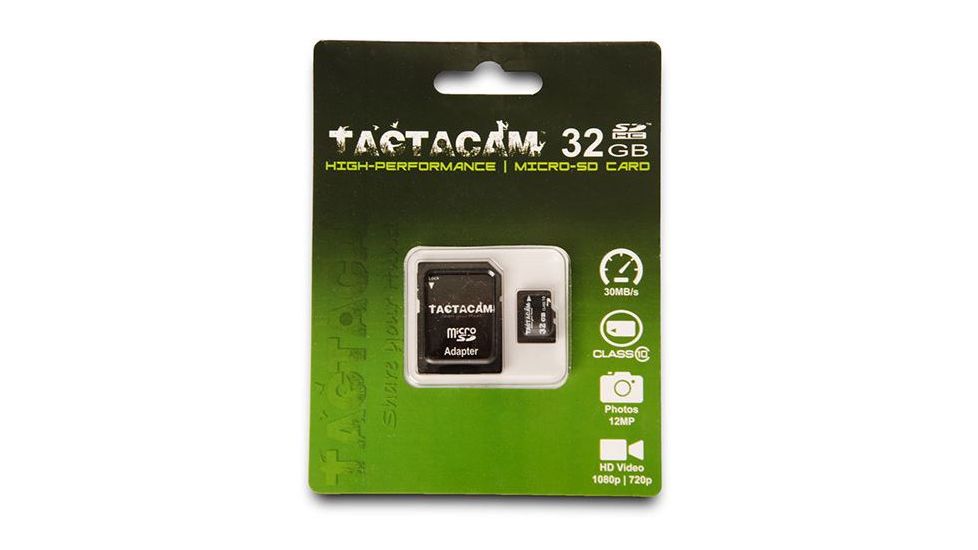 Tactacam Class 10 32GB SD Card for Tactacam 2.0, Black 32GBSD