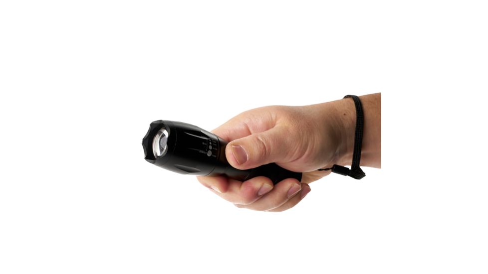 TactForce 1000 Lumens Flashlight, Black TL-TF1000BK