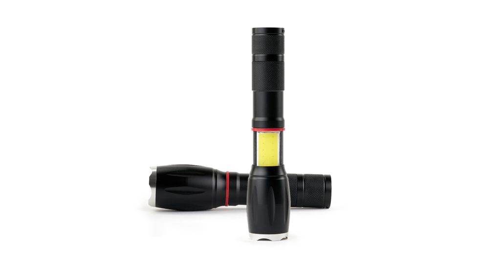 TactForce 600 Lumens Flashlight, Black, TL-TF600BK