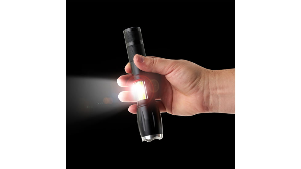 TactForce 600 Lumens Flashlight, Black, TL-TF600BK