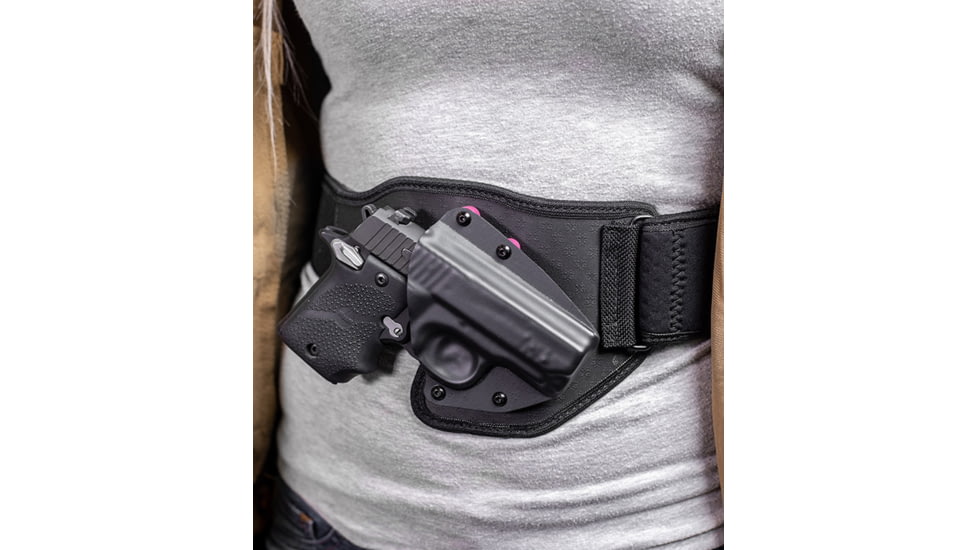 Tactica Belly Band Holster, SIG Sauer P320 Carry 9mm,  SIG Sauer P320 Compact, Left, Large, Black, tt-BB-0692-LH-L
