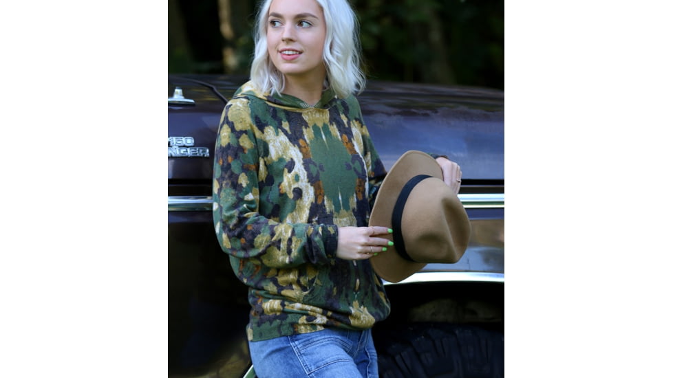 Tactica Clever Concealment Camo Sweater - Womens, Camo, Medium, TTSWTRRYTZ1842MWCAMOM
