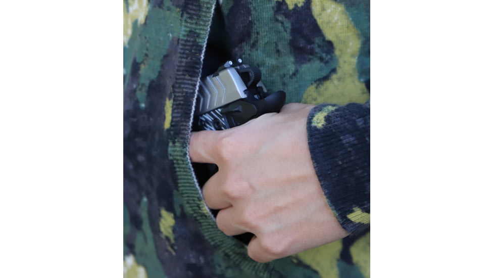 Tactica Clever Concealment Camo Sweater - Womens, Camo, Medium, TTSWTRRYTZ1842MWCAMOM