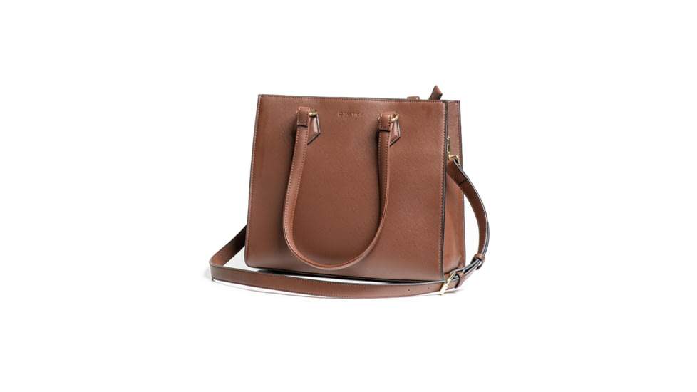 Tactica Compact Concealed Carry Handbag, Brown, TT-PR-M0160-BR-D